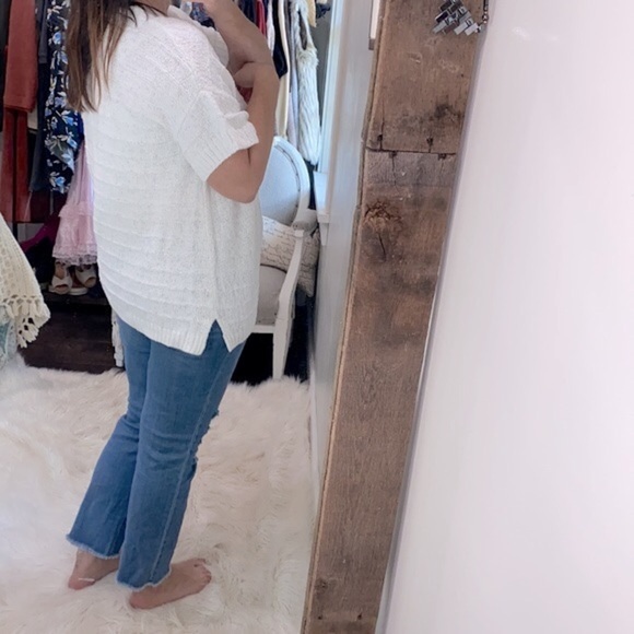 Peyton Promise white knit sweater size 1X - Picture 3 of 6